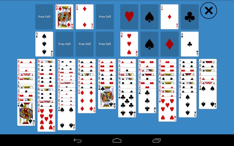 Solitaire FreeCell Two Decks для Android — скриншот 5