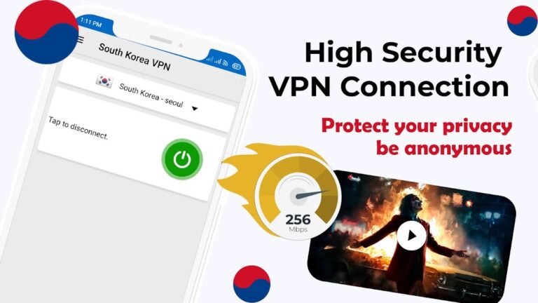 South Korea VPN для Android — скриншот 2