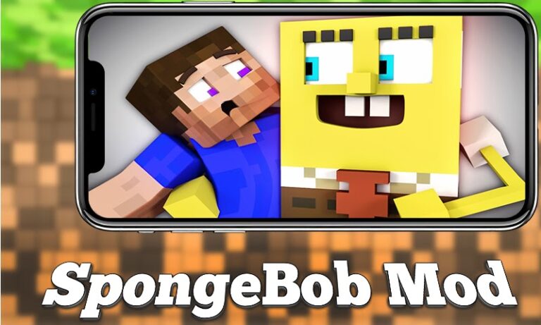 Мод Спанч Боб для Майнкрафт ПЕ для Android — скриншот 1