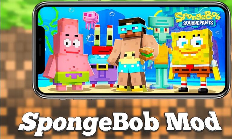 Мод Спанч Боб для Майнкрафт ПЕ для Android — скриншот 3