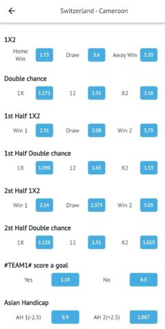 Прогнозы на спорт — BETZONA для Android — скриншот 5