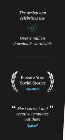 Storyluxe: шаблоны и коллаж для iOS — скриншот 2