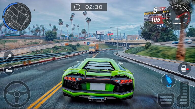 Автомобильная игра Lamborghini для Android — скриншот 2