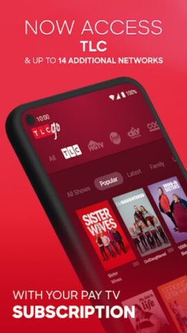 TLC GO -Watch with TV Provider для Android — скриншот 1