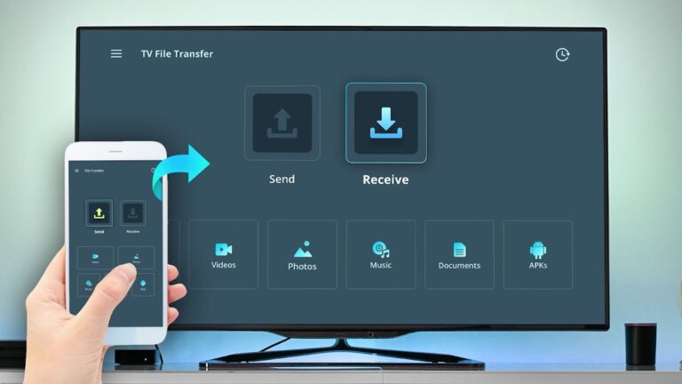 TV file transfer & TV Remote для Android — скриншот 1