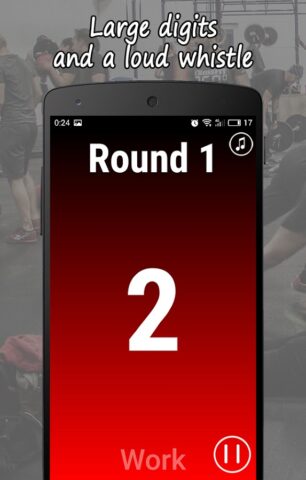 Табата Таймер L с Музыкой для Android — скриншот 1