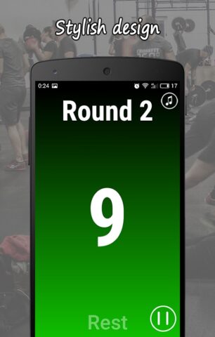 Табата Таймер L с Музыкой для Android — скриншот 2