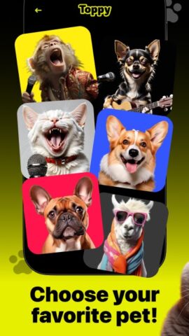 Говорящие животные для Android — скриншот 2