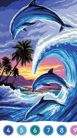 Игра Раскраски по номерам для Android — скриншот 1