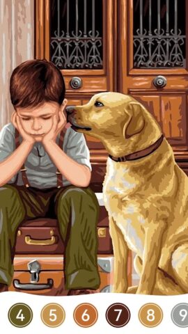 Игра Раскраски по номерам для Android — скриншот 3