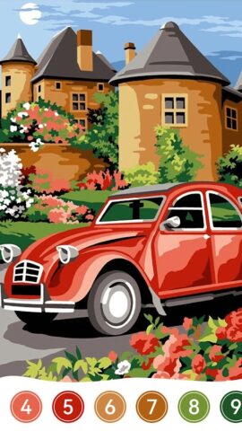 Игра Раскраски по номерам для Android — скриншот 4