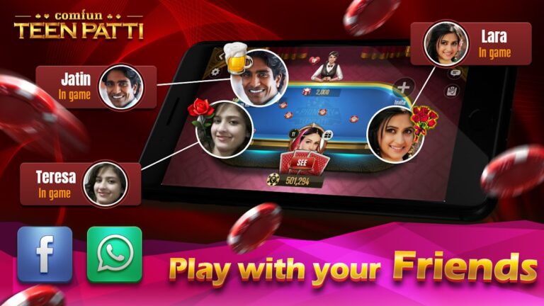 Teen Patti Comfun Card Online для Android — скриншот 1