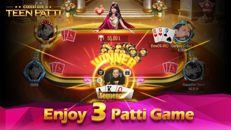 Teen Patti Comfun Card Online для Android — скриншот 4