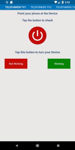 Telefunken TV Remote для Android — скриншот 3
