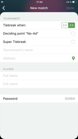 Теннисный счет онлайн для iOS — скриншот 4