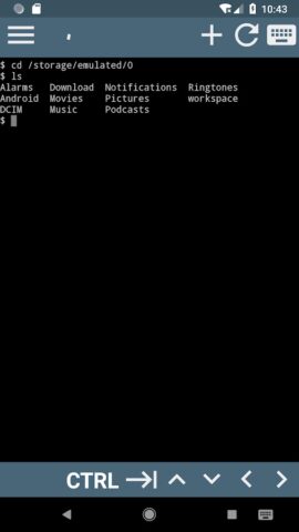 Terminal для Android — скриншот 2