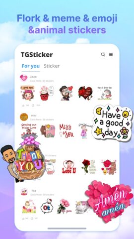 Tgsticker — pack meme download для Android — скриншот 2