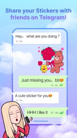 Tgsticker — pack meme download для Android — скриншот 5