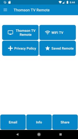 Thomson TV Remote Control для Android — скриншот 1