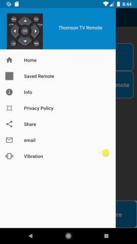 Thomson TV Remote Control для Android — скриншот 2