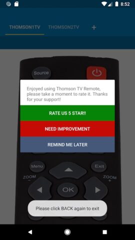 Thomson TV Remote Control для Android — скриншот 5