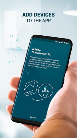 Tion Remote: управление бризер для Android — скриншот 1