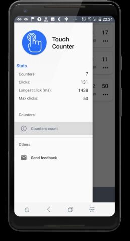 Счетчик нажатий и кликов для Android — скриншот 1