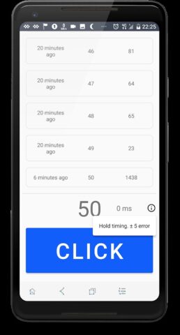 Счетчик нажатий и кликов для Android — скриншот 4