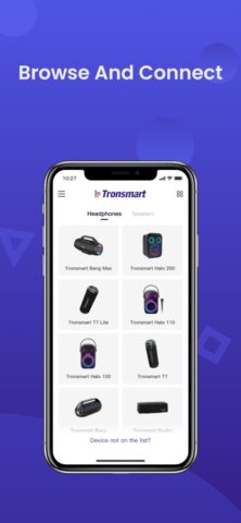 Tronsmart для iOS — скриншот 1