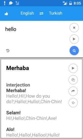 Турецкий Английский Перевести для Android — скриншот 1