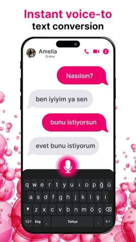 Turkish Language keyboard 2021 для Android — скриншот 2