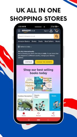 UK Online Shopping Shops для Android — скриншот 3