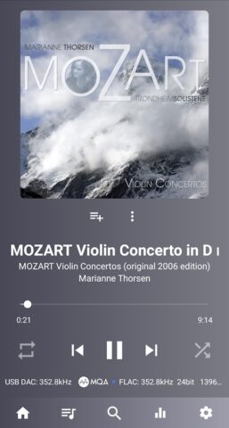 USB-аудиоплеер ПРО для Android — скриншот 1