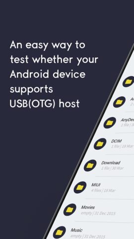 OTG Checker: USB File Transfer для Android — скриншот 2