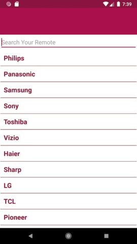 Universal SoundBar Remote Cont для Android — скриншот 2