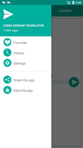 Uzbek German Translator для Android — скриншот 3