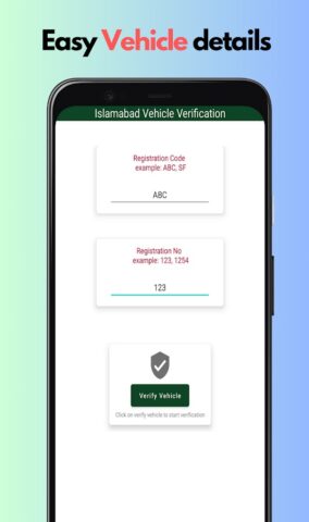 Vehicle Verification Pakistan для Android — скриншот 3