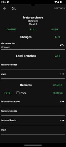 VerbTeX LaTeX Editor для Android — скриншот 3