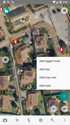 Vespucci — редактор OSM для Android — скриншот 2