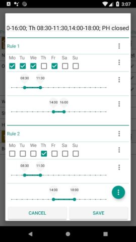 Vespucci — редактор OSM для Android — скриншот 4