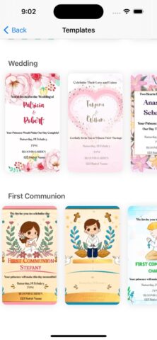 Invitation maker для iOS — скриншот 5