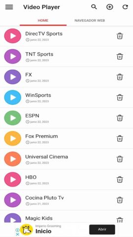 Video Player Online для Android — скриншот 1