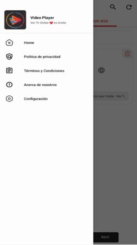 Video Player Online для Android — скриншот 3