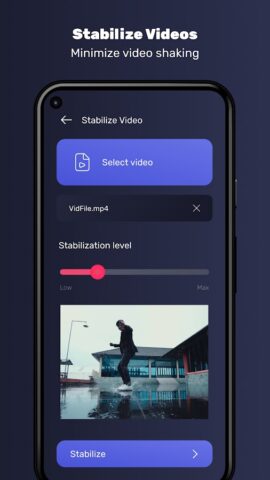 Стабилизатор видео: Smooz для Android — скриншот 3