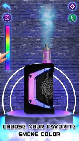 симуляция дыма вейпа для Android — скриншот 1