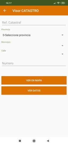 Visor CATASTRO для Android — скриншот 2