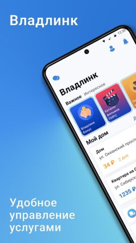 Владлинк — Личный кабинет для Android — скриншот 1