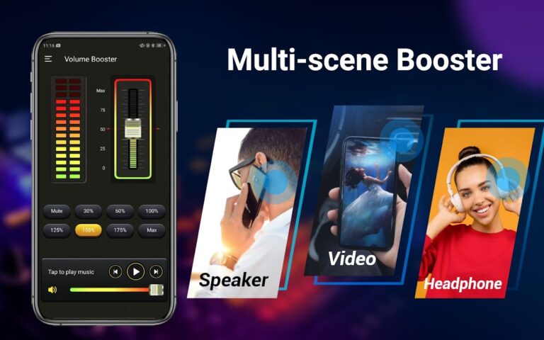 Усилитель громкости звука для Android — скриншот 2