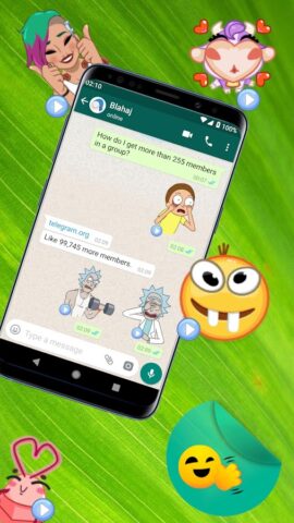 WASticker движущиеся стикеры для Android — скриншот 3