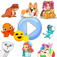 WASticker движущиеся стикеры для Android